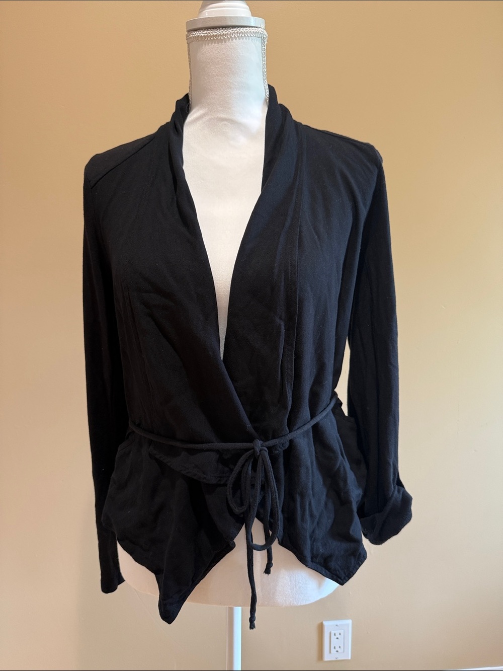 dolan Black Jacket with Cream Trim Label